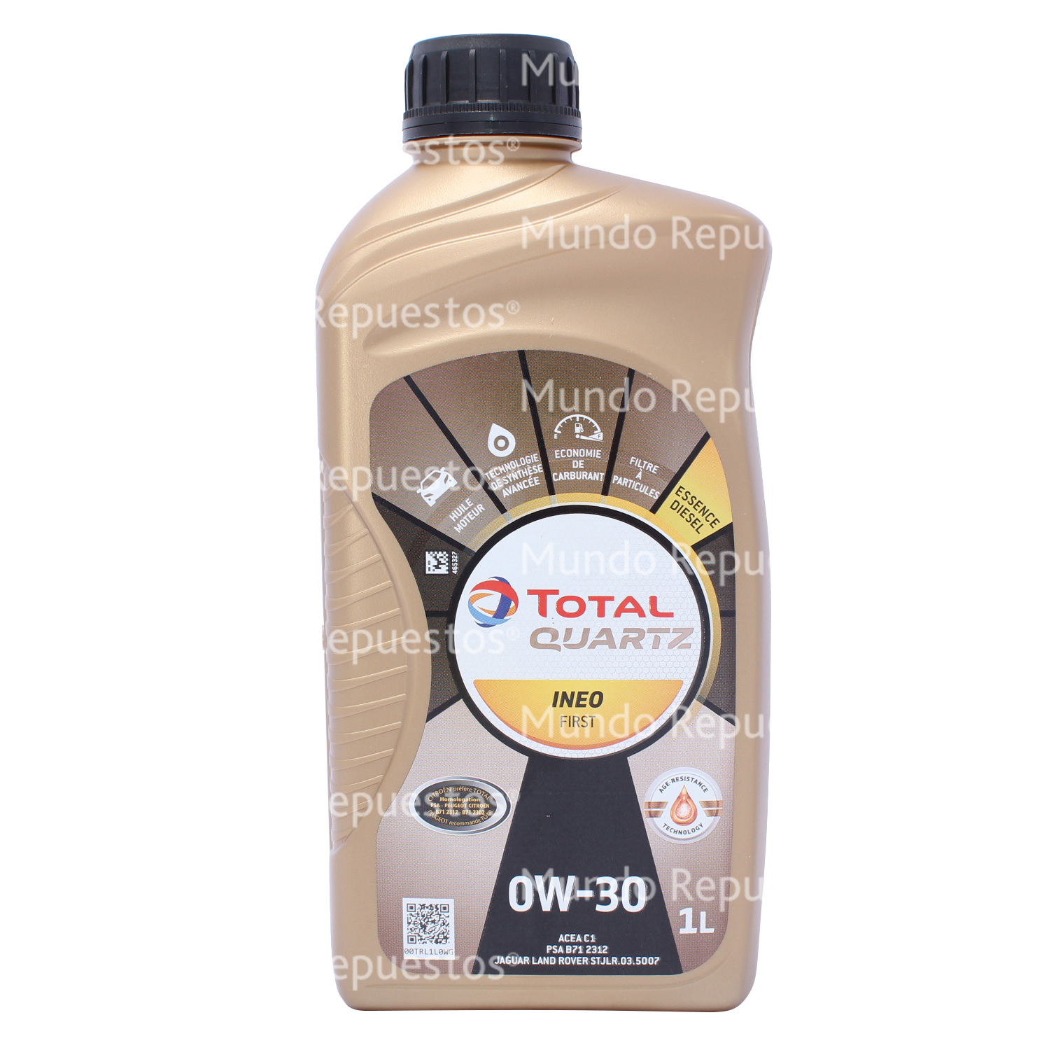 Aceite De Motor Total Quartz Ineo First 0w-30 1 Litro