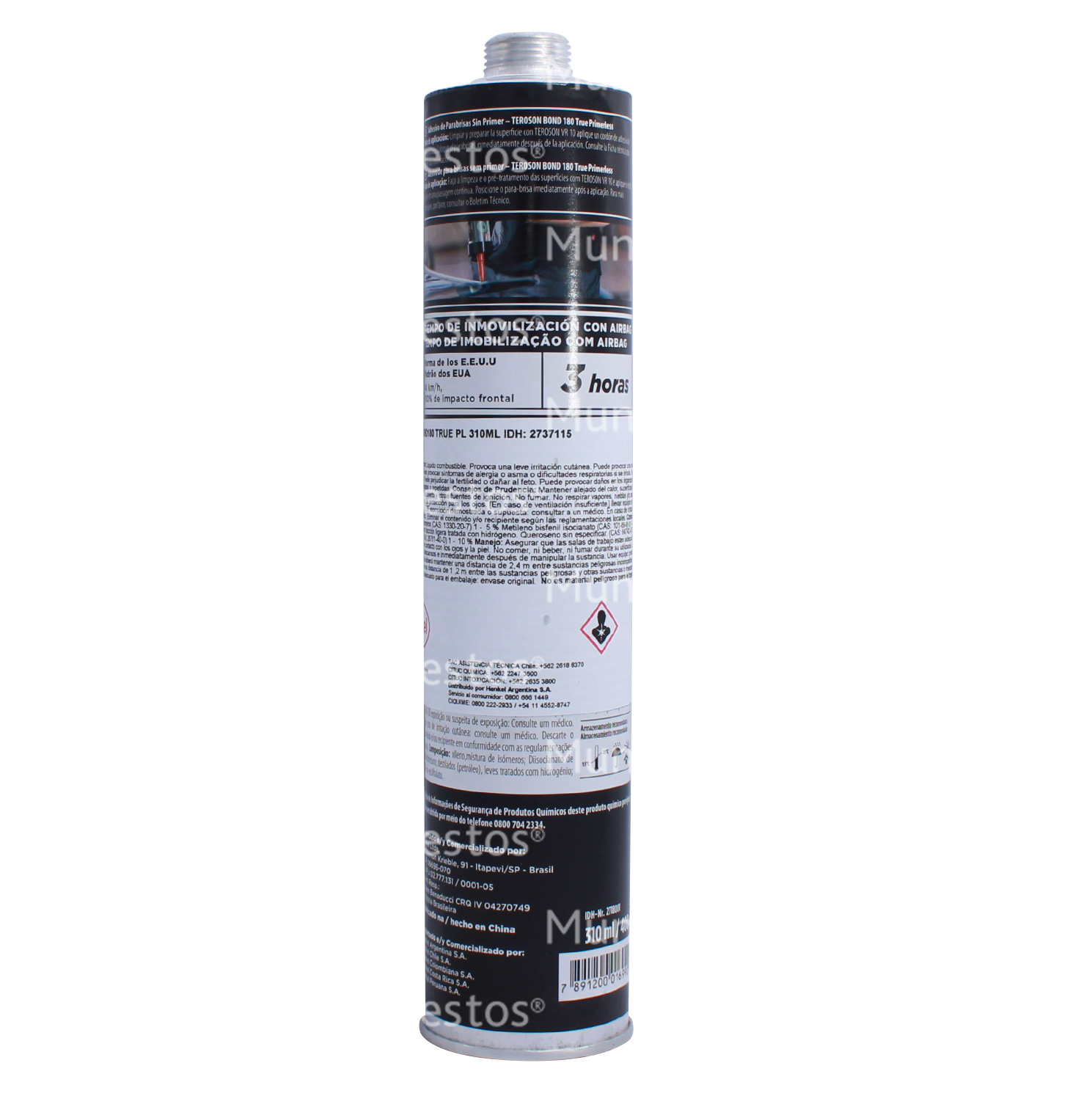 Auto Glass adhesivo uretano para parabrisas 310 ml