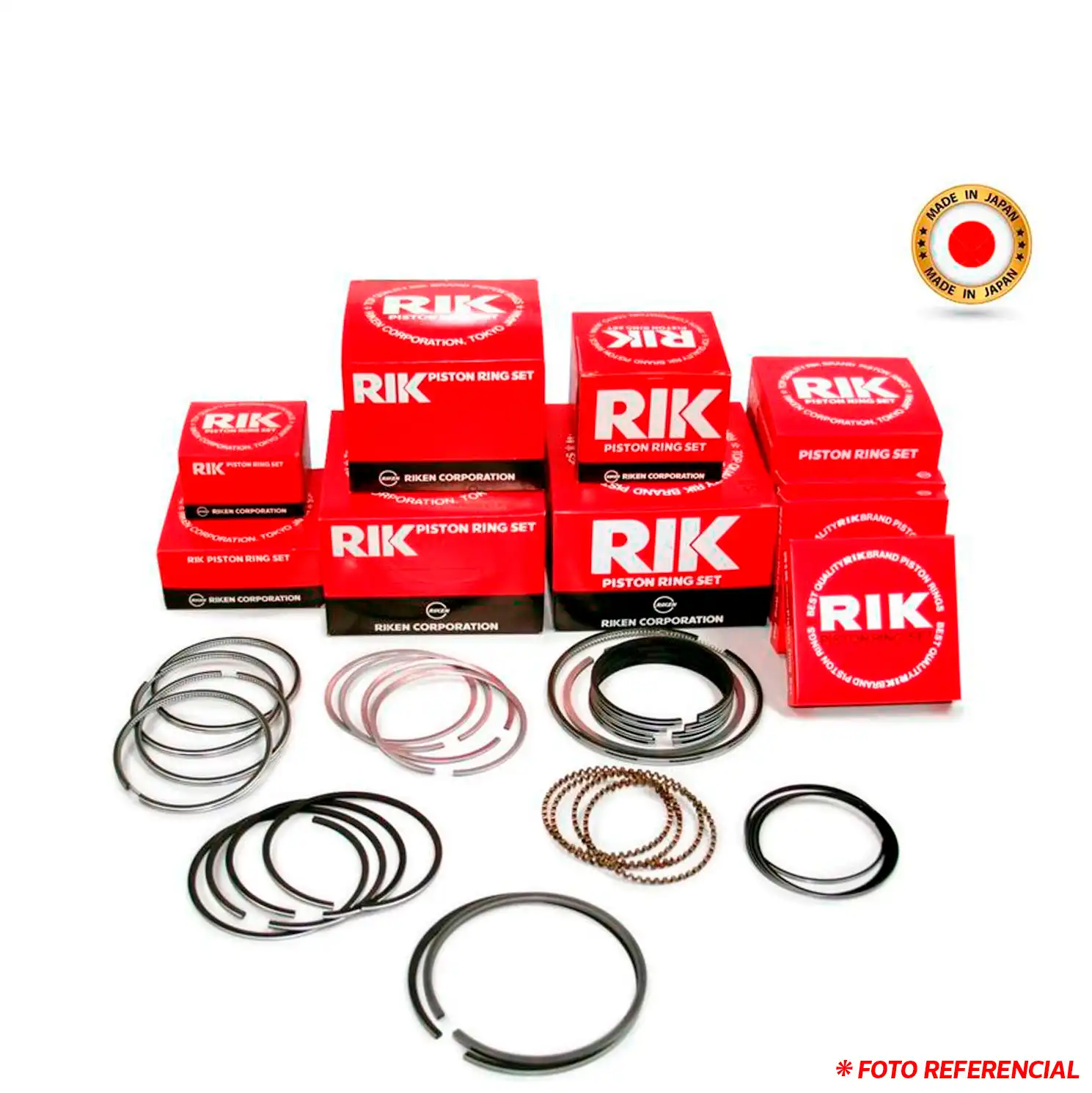 Juego de Anillos 75.50mm marca Rik disponible en Mundo Repuestos