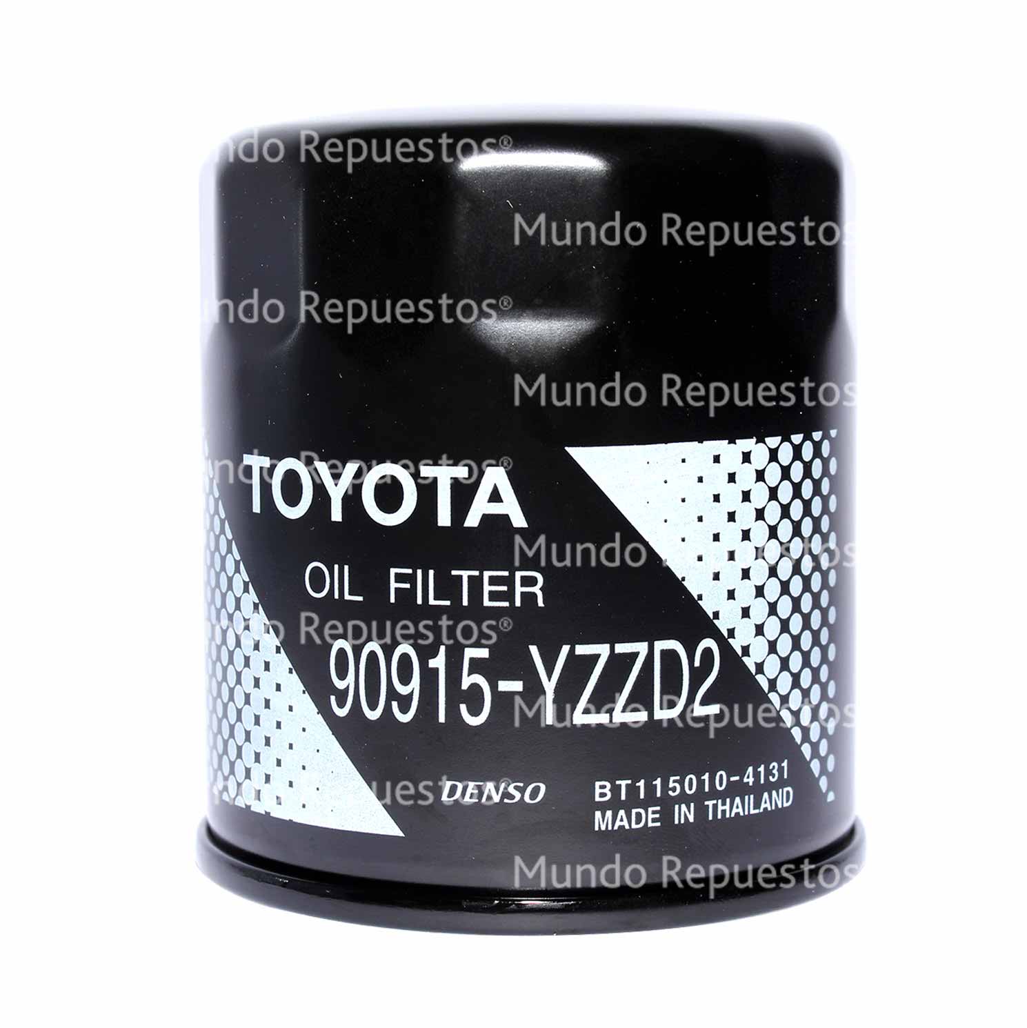 Filtro aceite marca Toyota original disponible en Mundo Repuestos