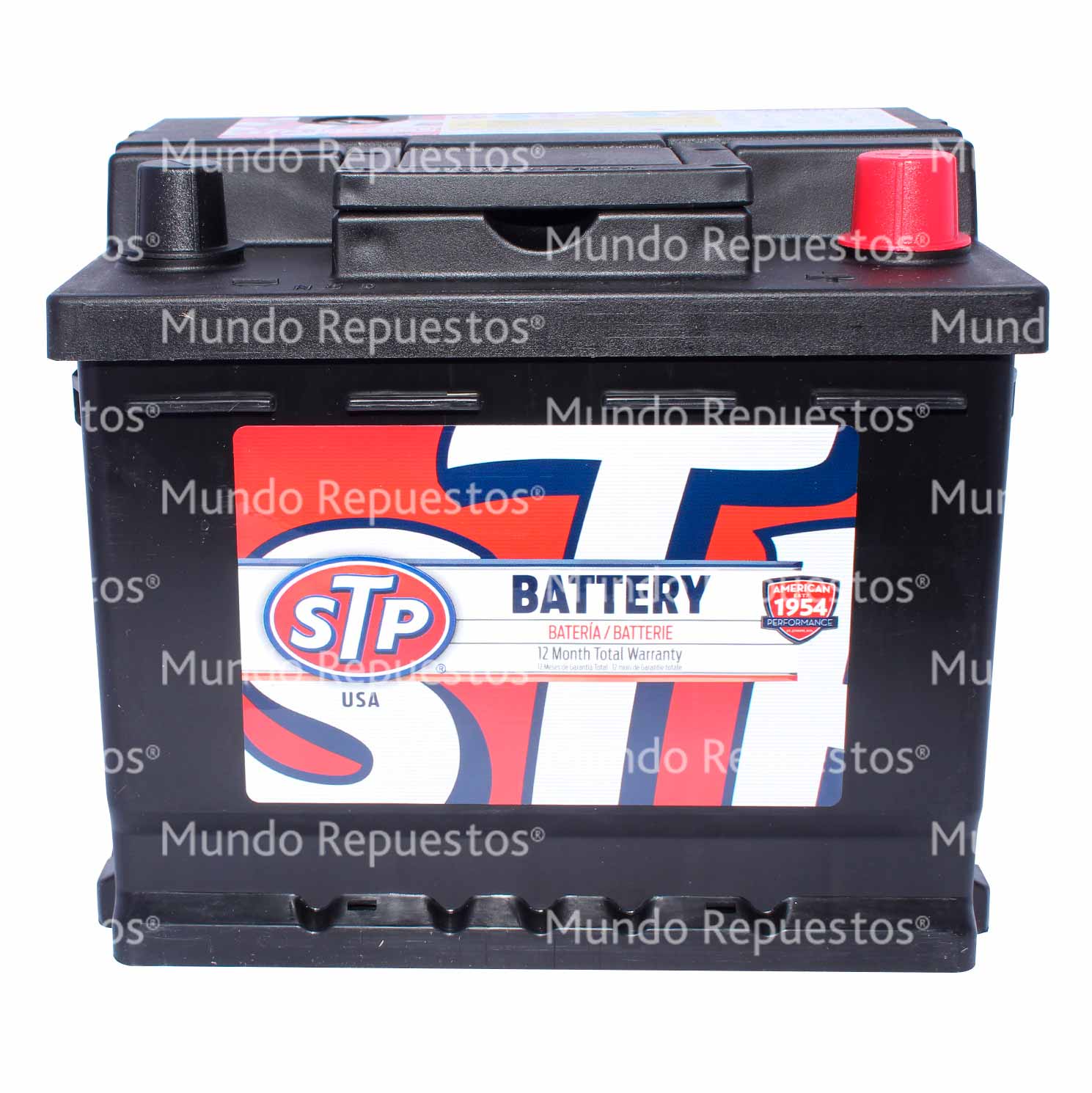 Bateria marca Stp disponible en Mundo Repuestos
