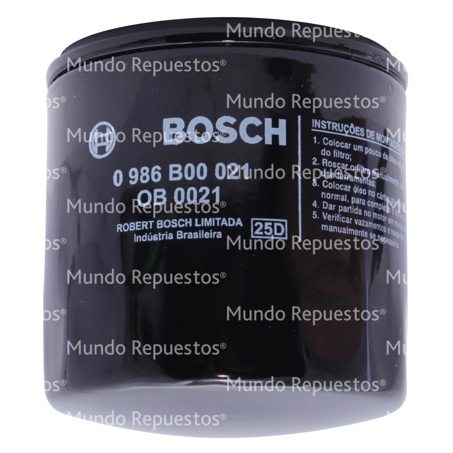 Filtro aceite marca Bosch disponible en Mundo Repuestos