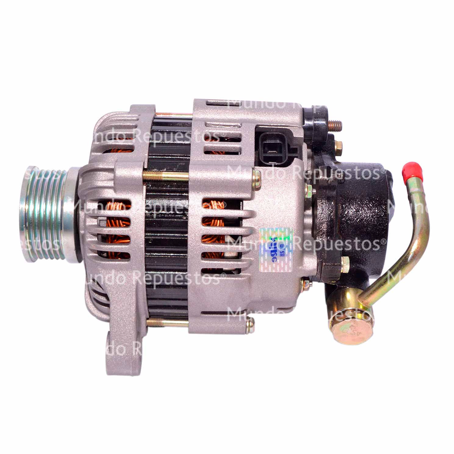 Alternador 12V 120A polea 6PK 2 pines reacondicionado