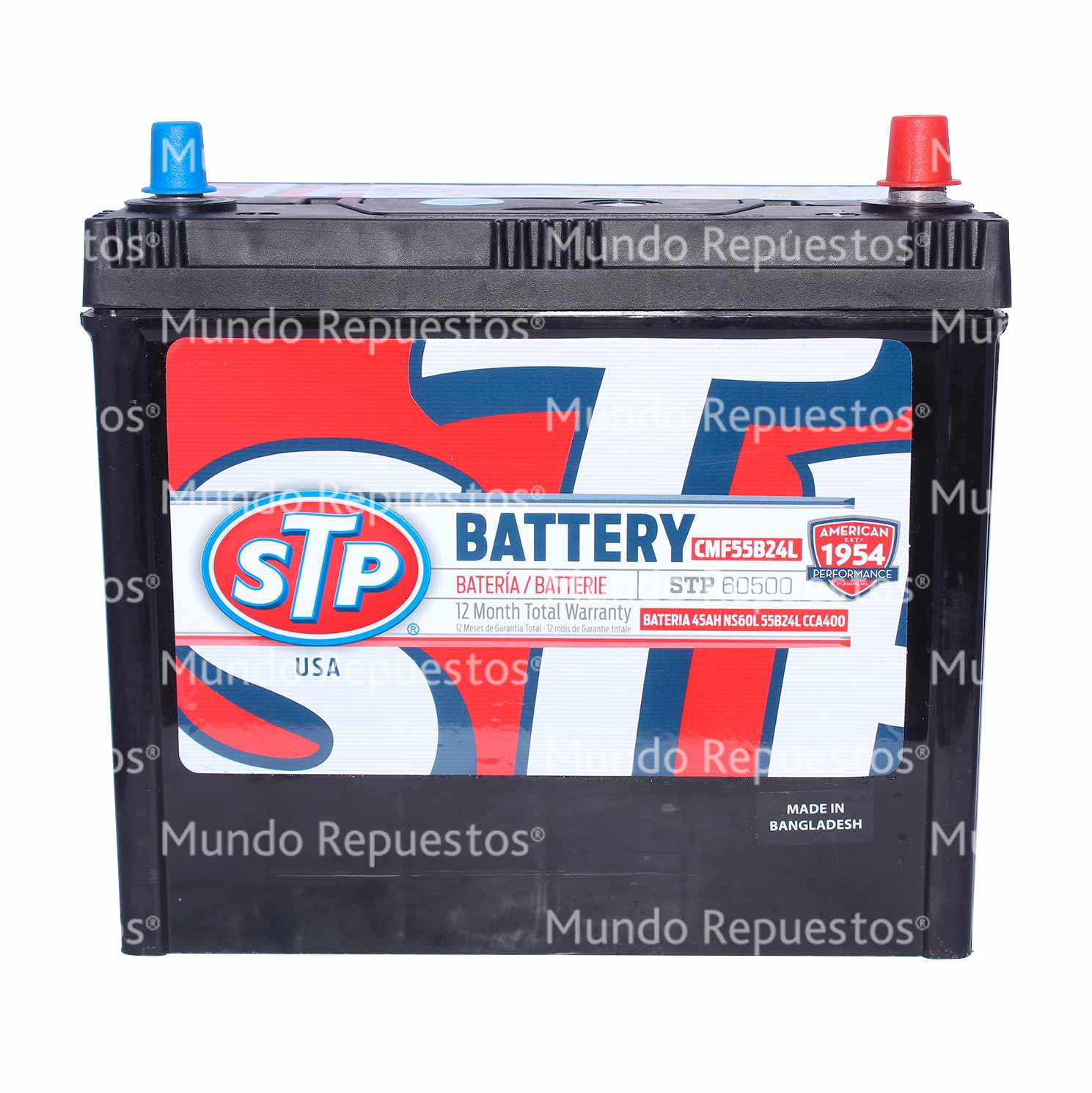 Batería para Auto de 45 Amperes