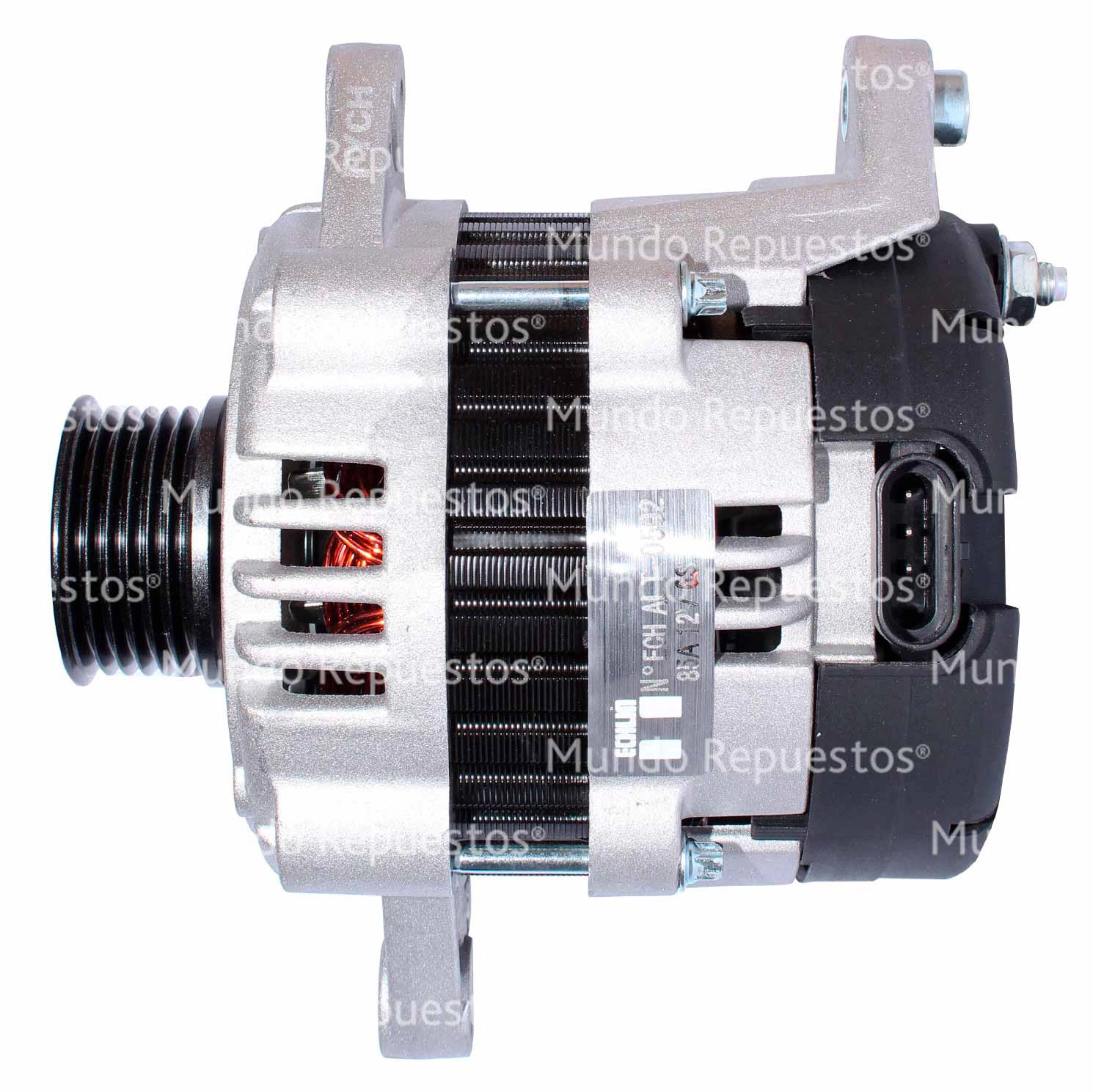 Alternador 12V 85Amp marca Echlin disponible en Mundo Repuestos