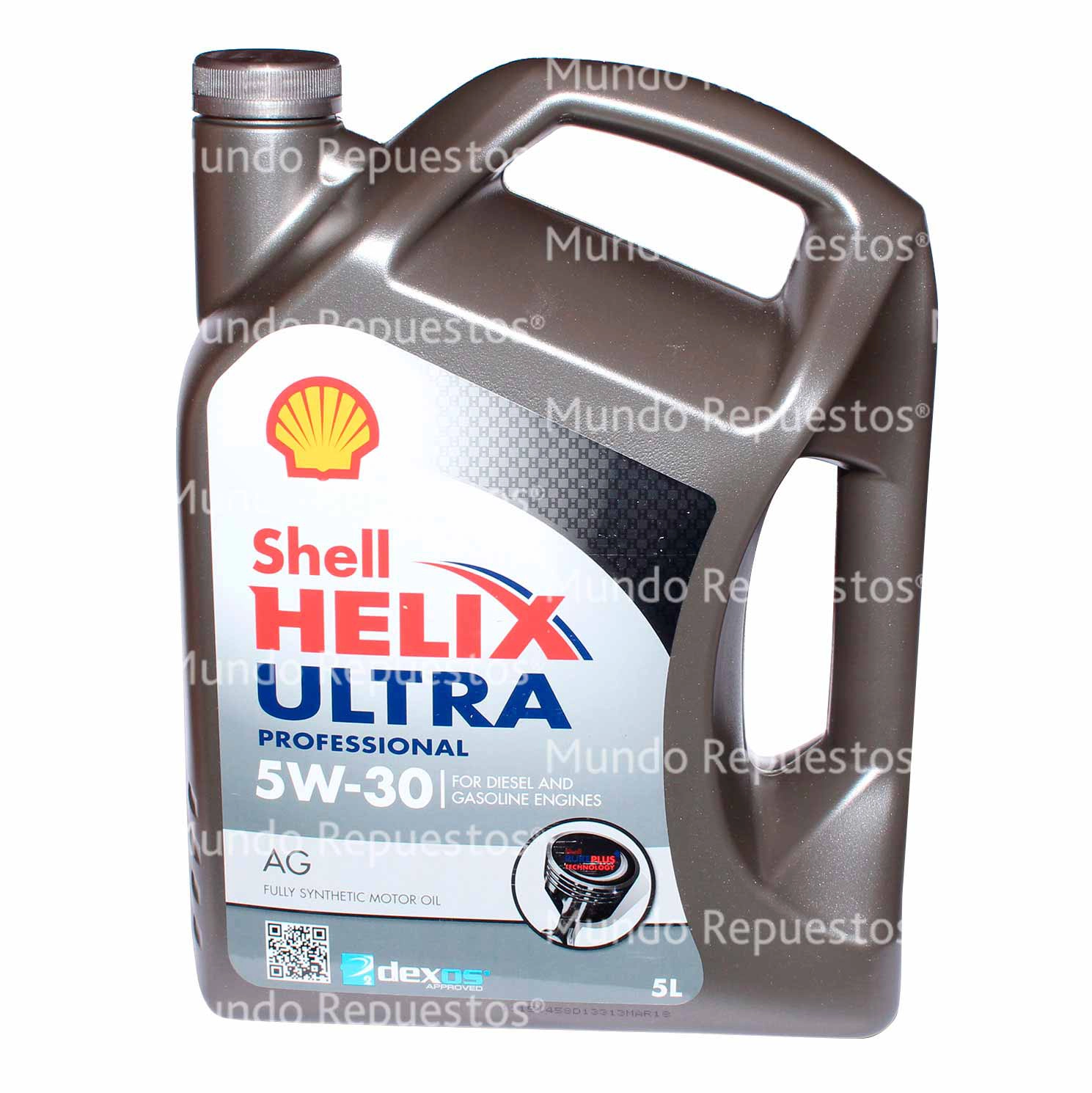 Aceite Motor 5W-30 marca Shell disponible en Mundo Repuestos