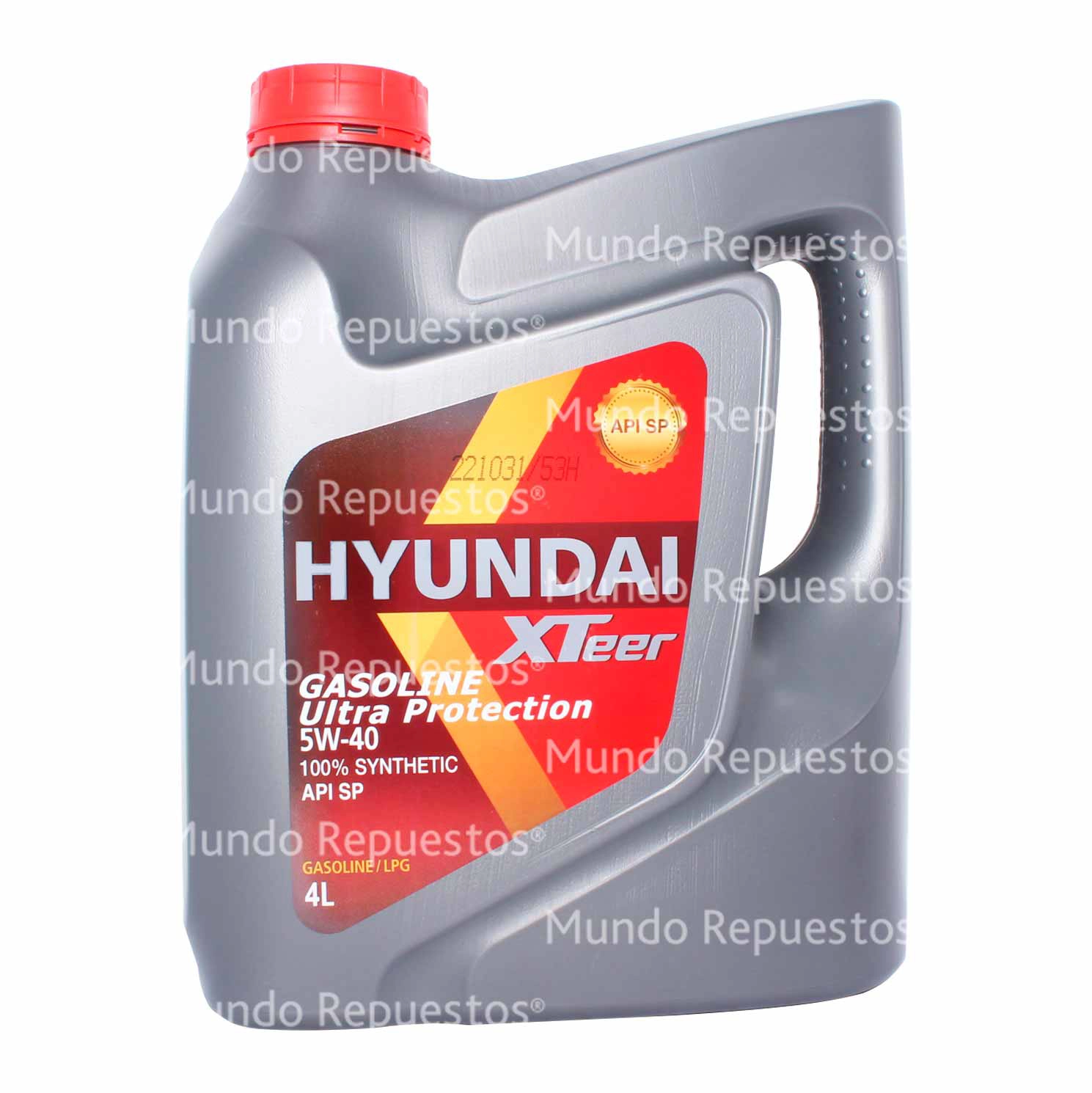 Aceite Motor 5W-40 marca Hyundai xteer disponible en Mundo Repuestos