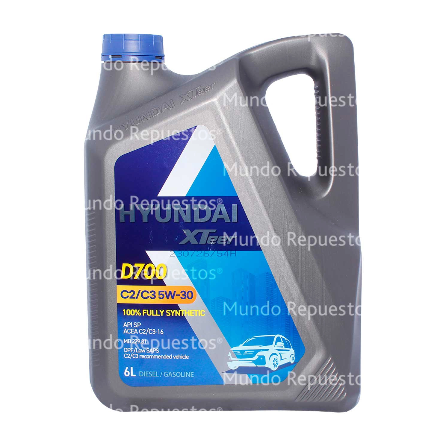 Aceite Motor 5W-30 marca Hyundai xteer disponible en Mundo Repuestos