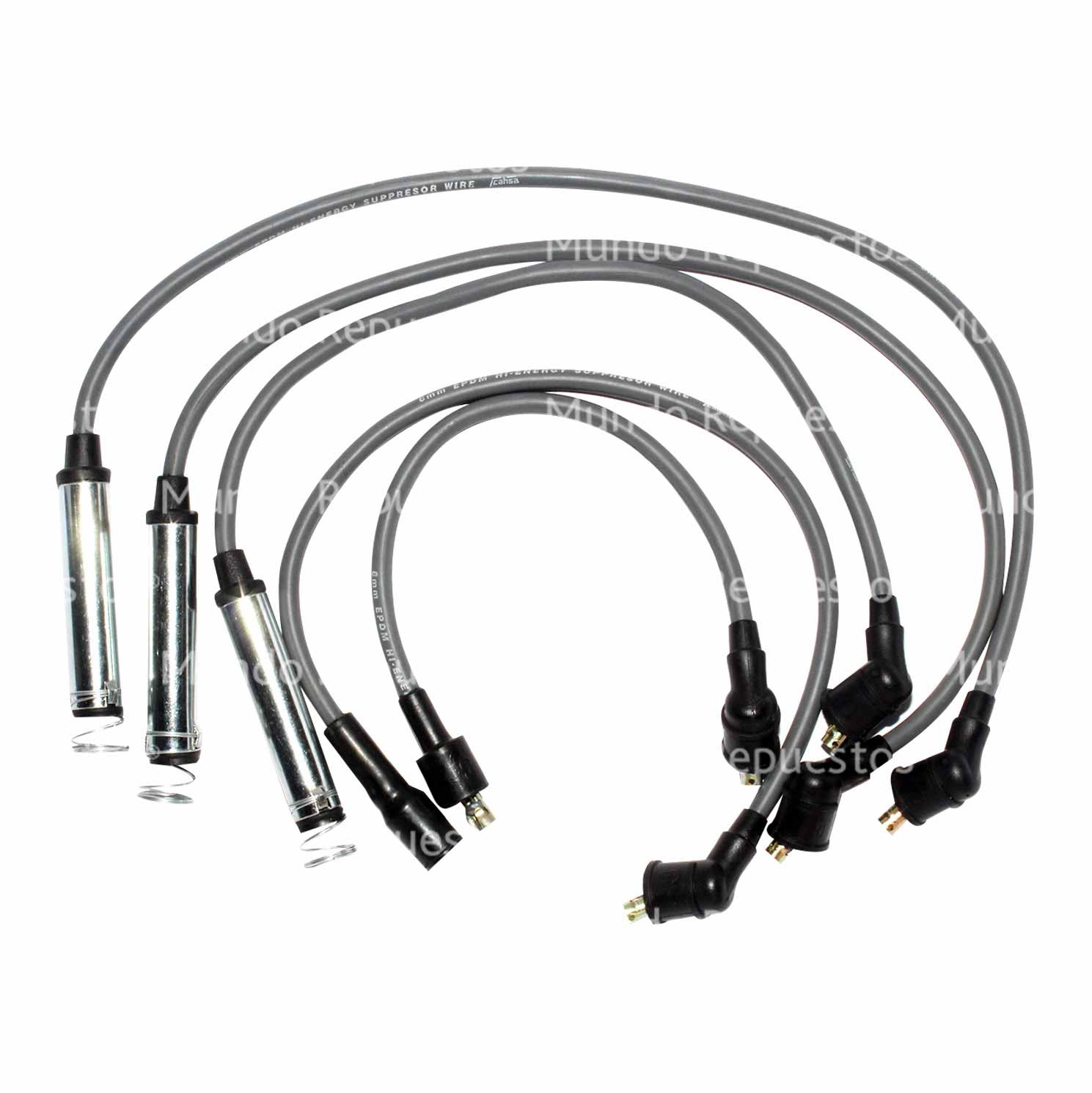 Juego Cable de Bujía con resorte