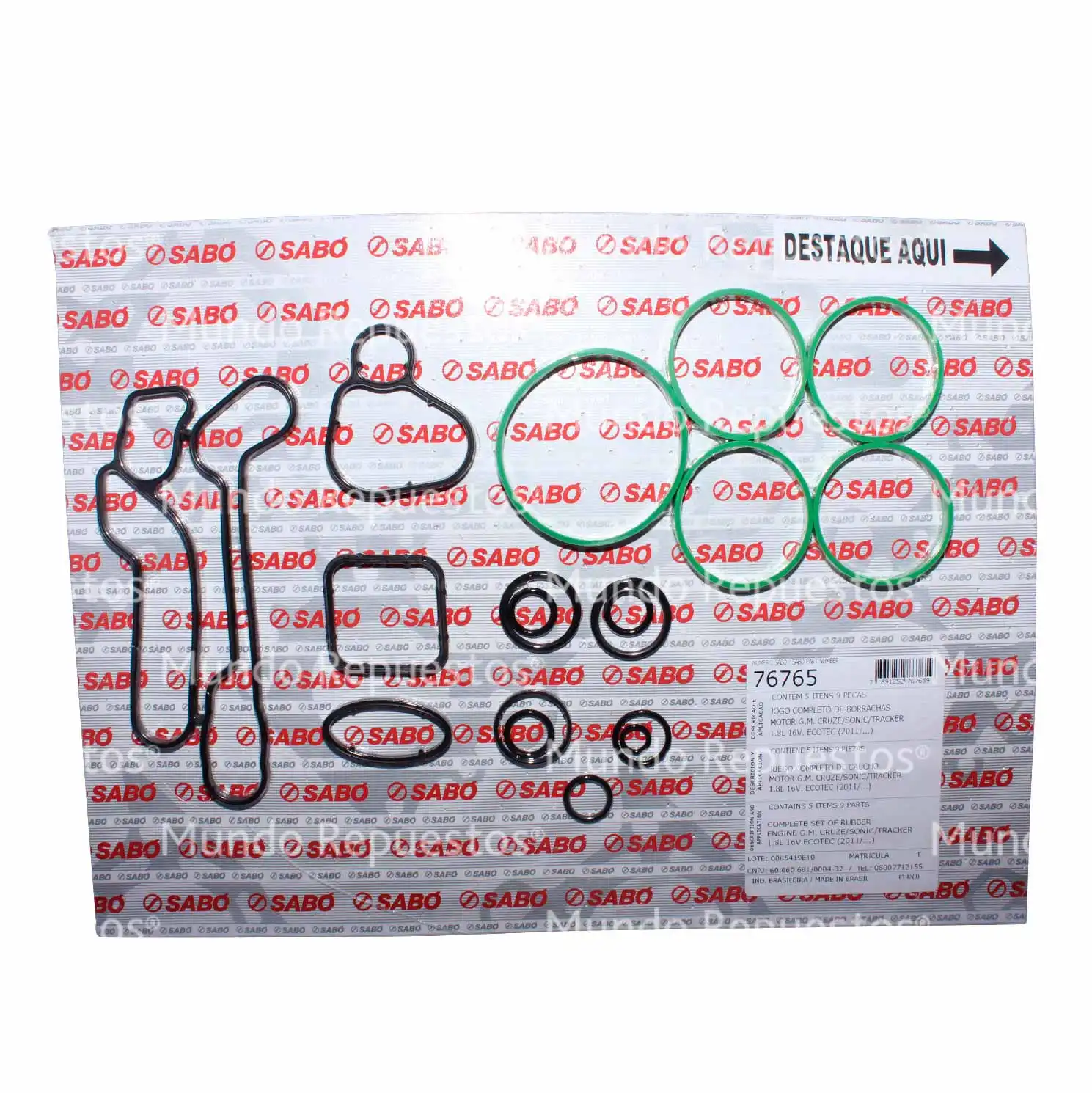 Kit O-Ring Enfriador de Aceite
