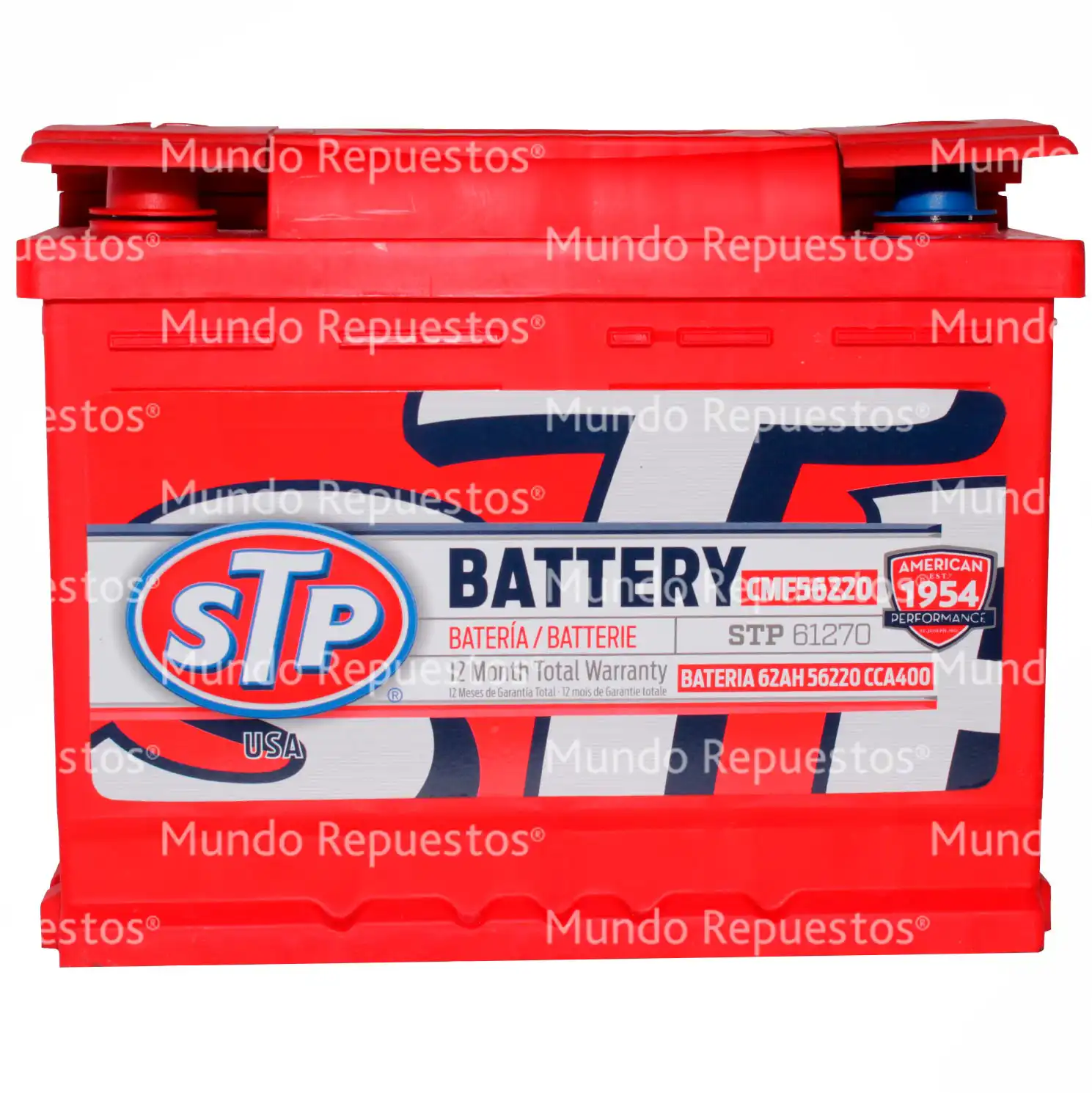 Batería para Auto 62 Amperes