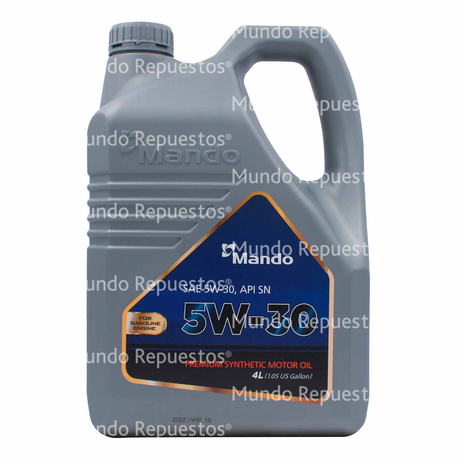 Aceite Motor 5W-30 marca Mando disponible en Mundo Repuestos