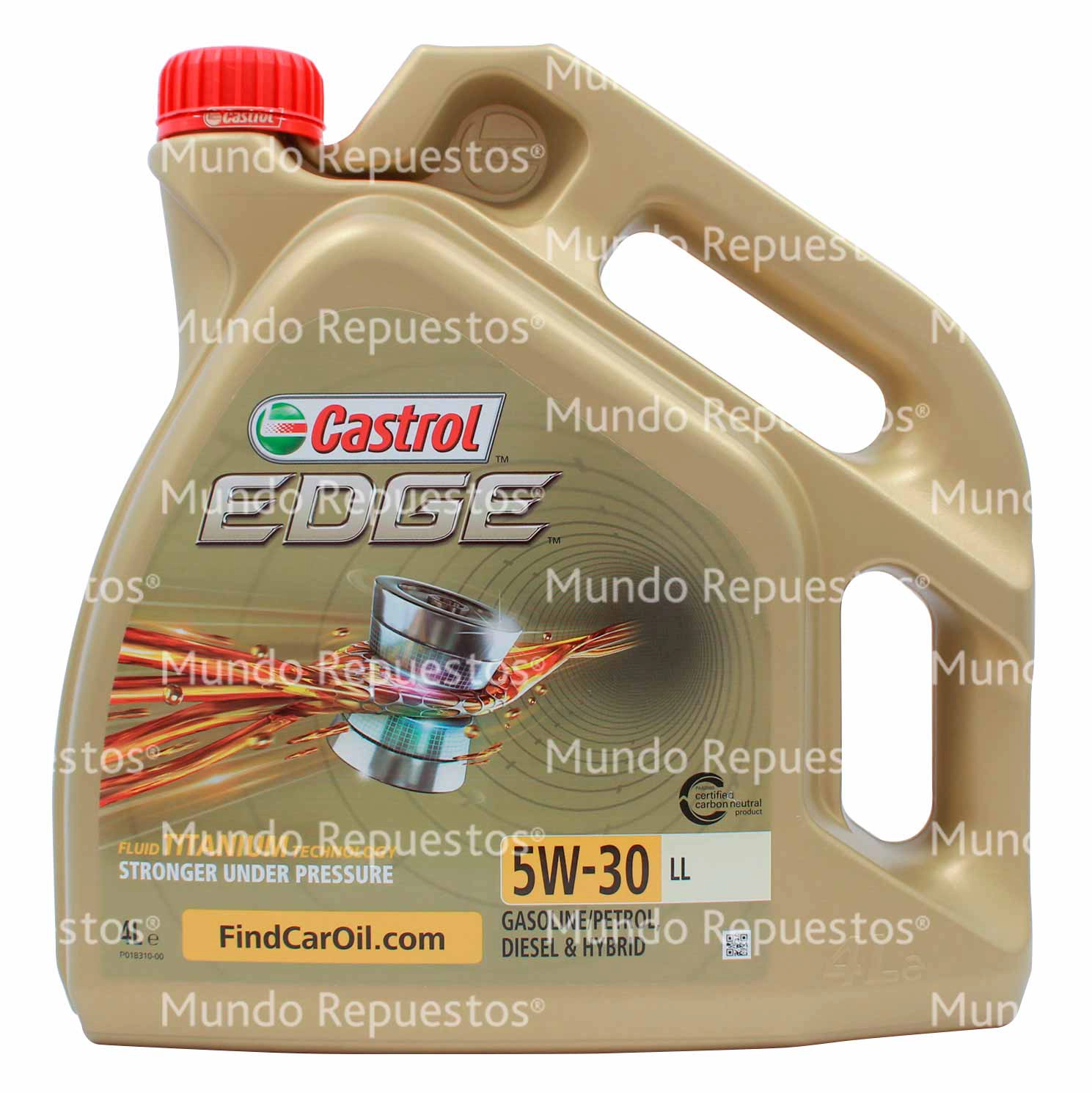 Aceite marca Castrol disponible en Mundo Repuestos