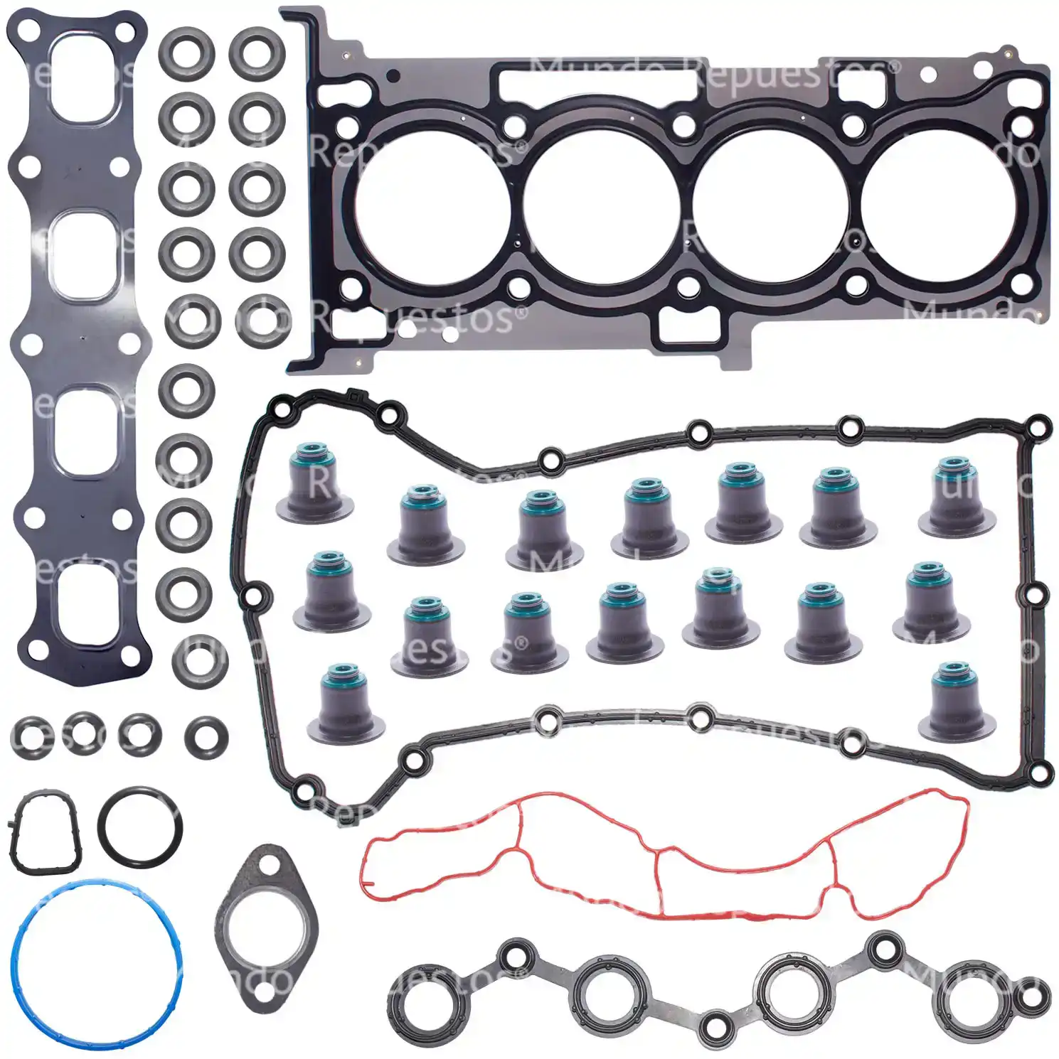 Juego Empaquetadura de Motor metálica empaquetadura culata marca Wurtex disponible en Mundo Repuestos