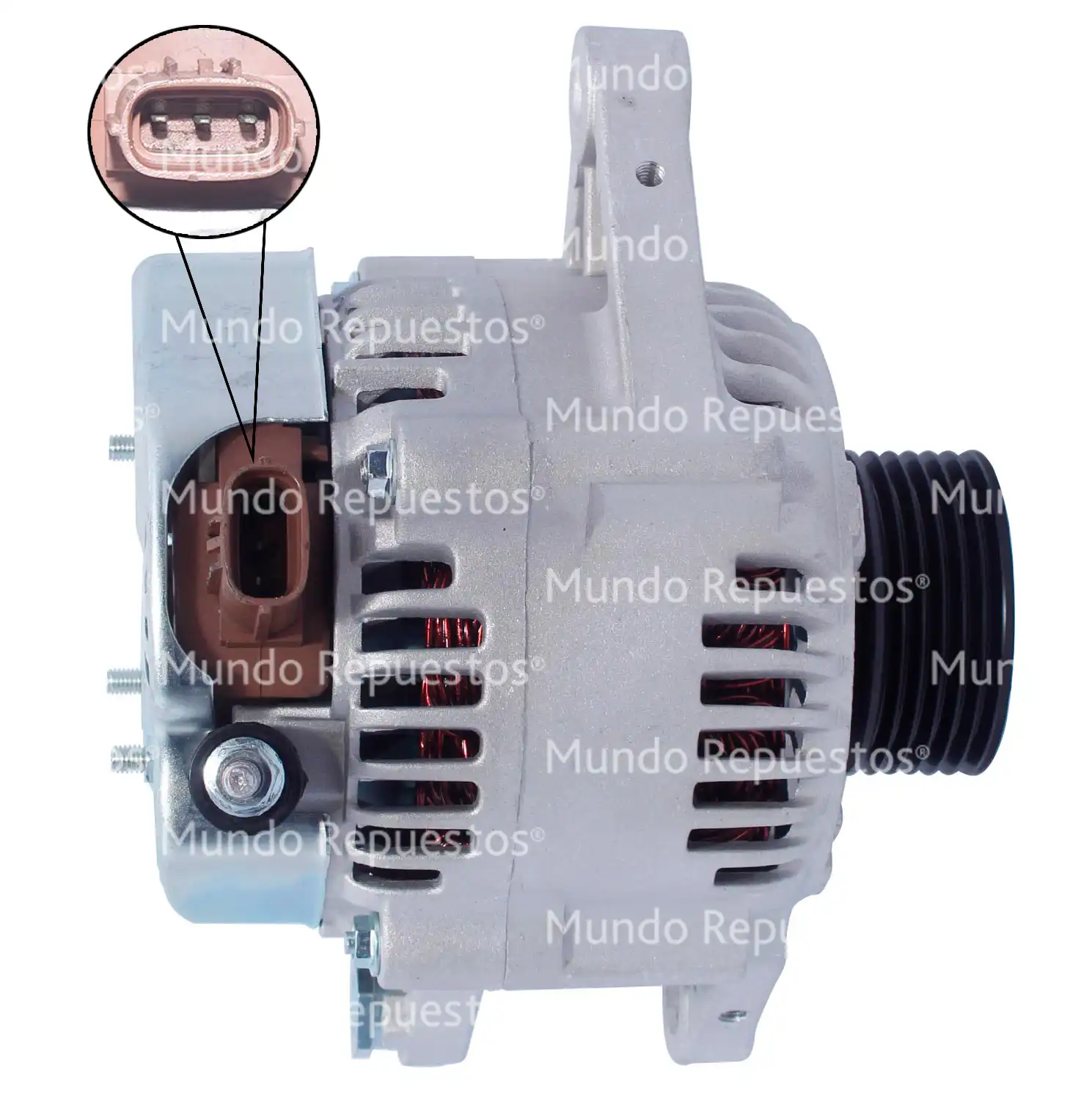 Alternador 14V 85Amp marca Dcroer disponible en Mundo Repuestos