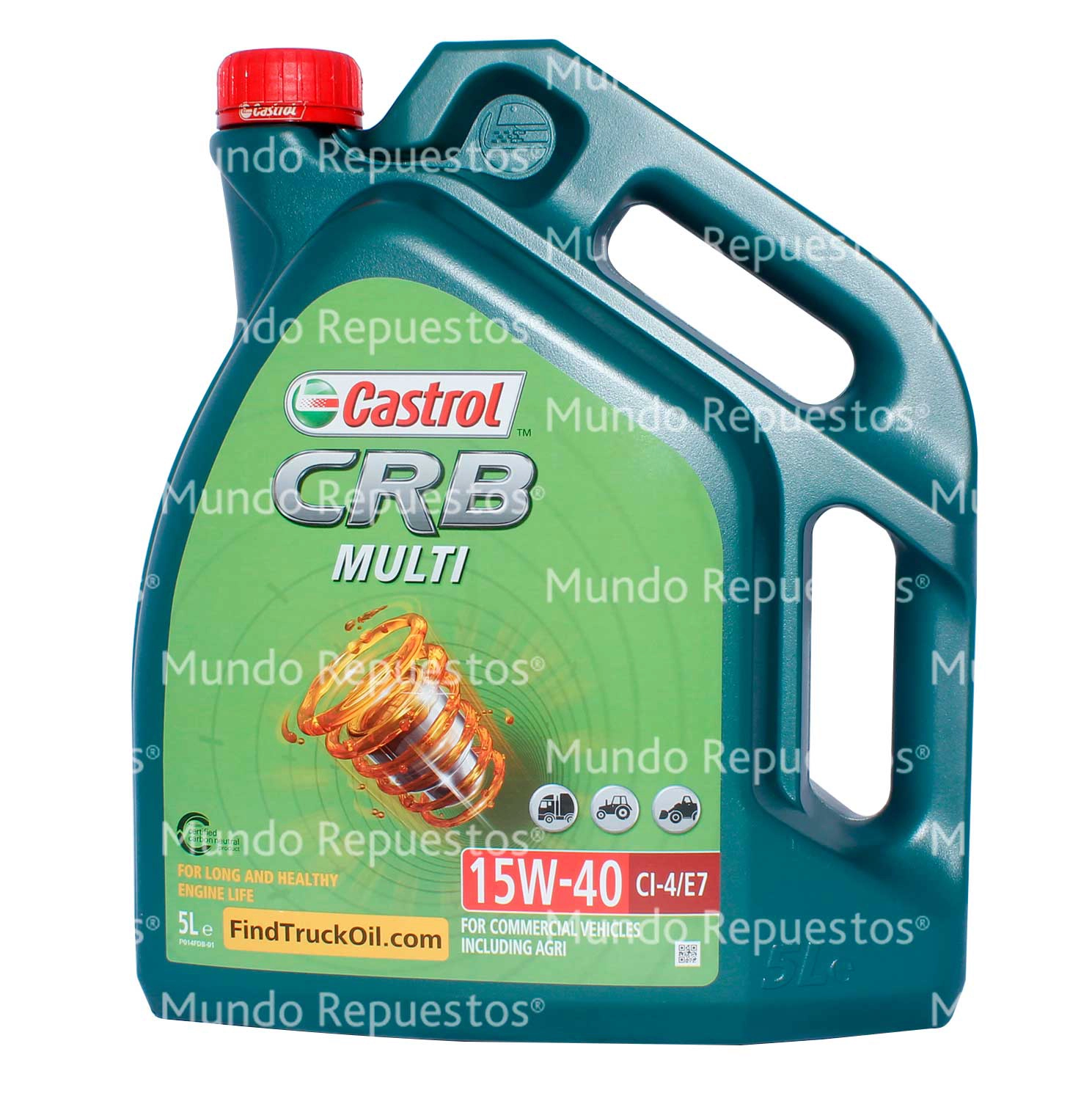 Aceite marca Castrol disponible en Mundo Repuestos