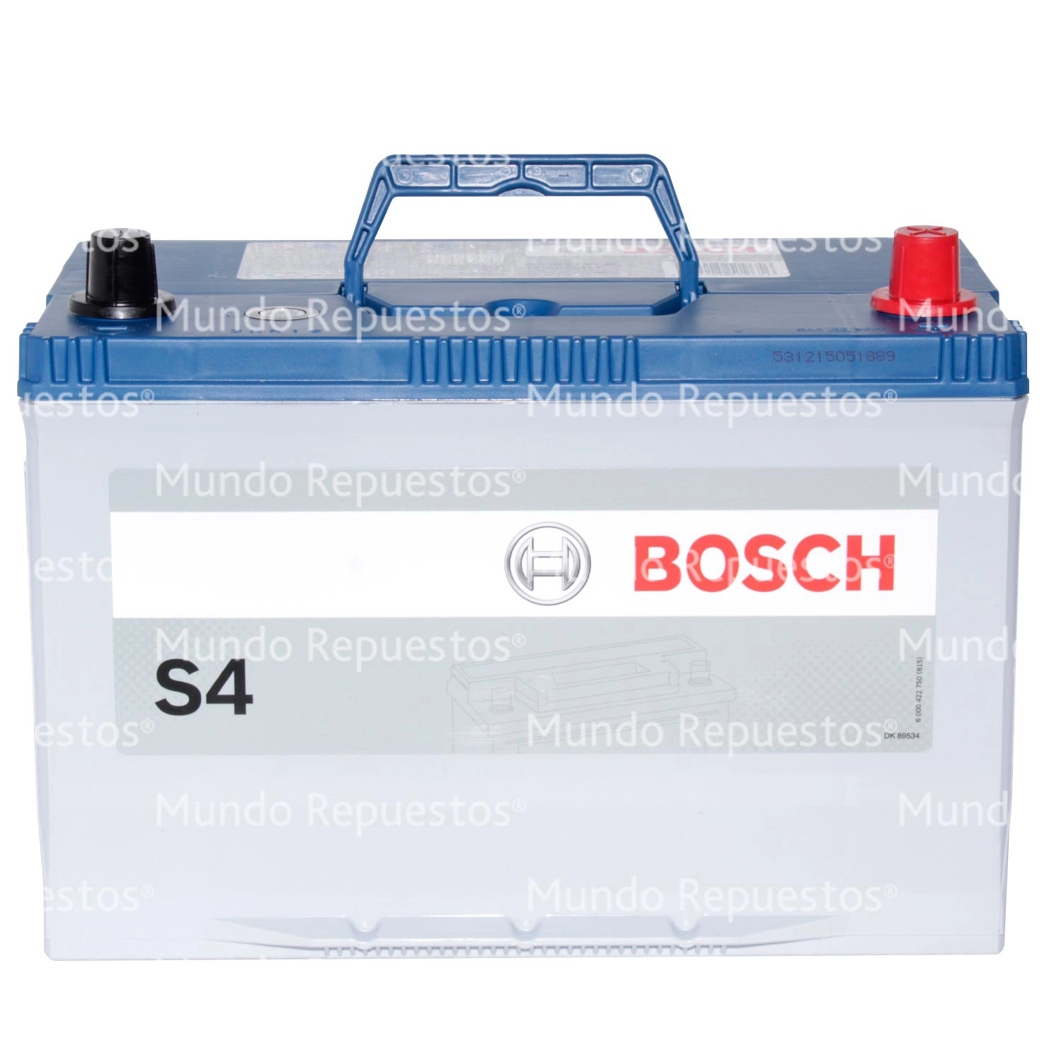 Batería para Auto de 90 Amperes marca Bosch disponible en Mundo Repuestos