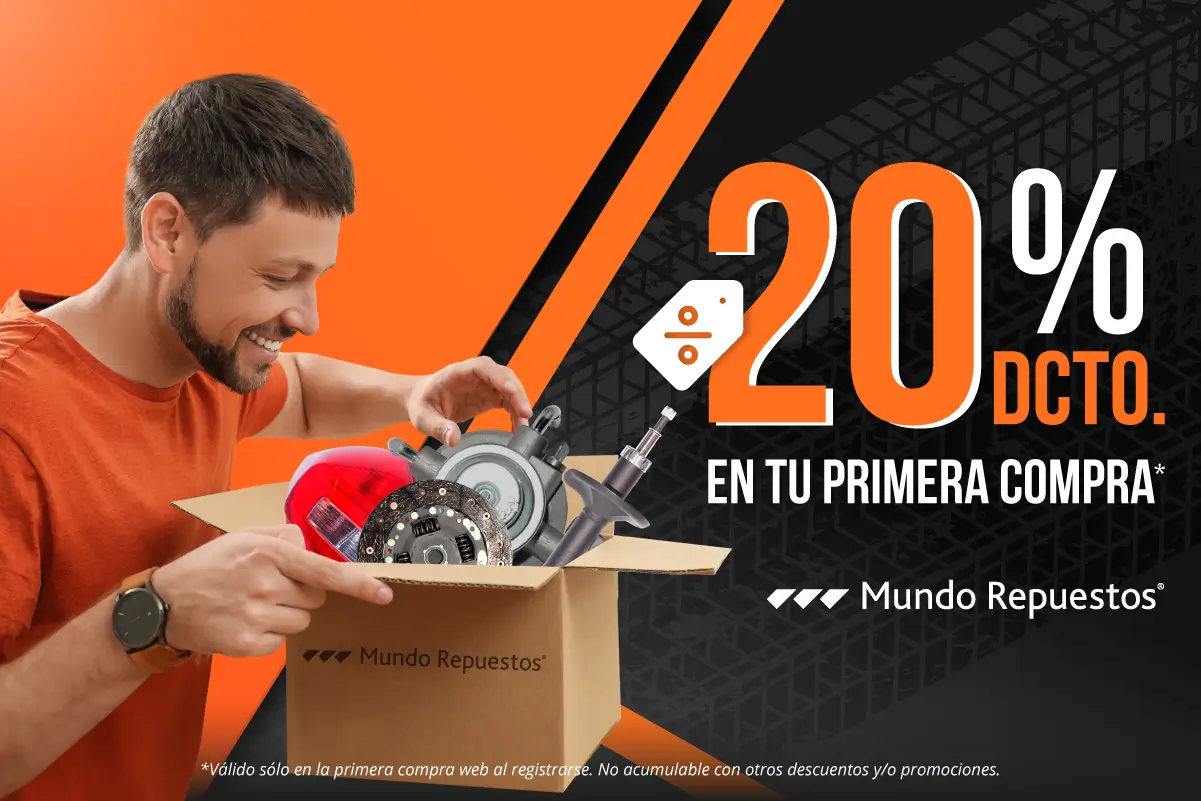 20% de descuento en tu primera compra - Mundo Repuestos