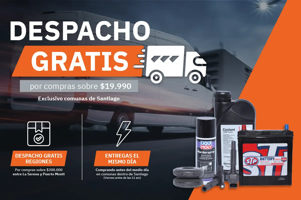 Despacho gratis - Mundo Repuestos